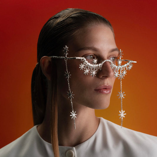 Daras Space Luminary Sterling Silver Glasses