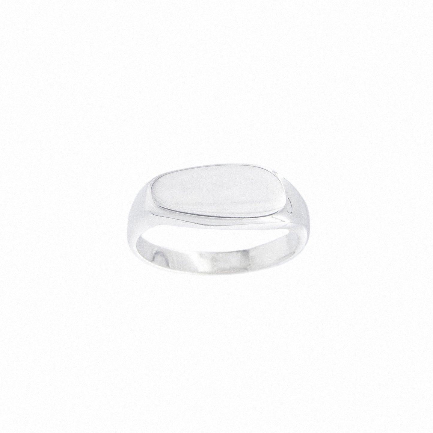 Organic shape signet ring. One of a kind.
