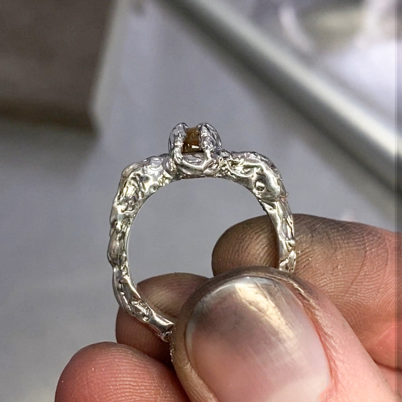 Unique Ring with Tourmaline