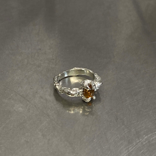 Daras Space tourmaline silver ring