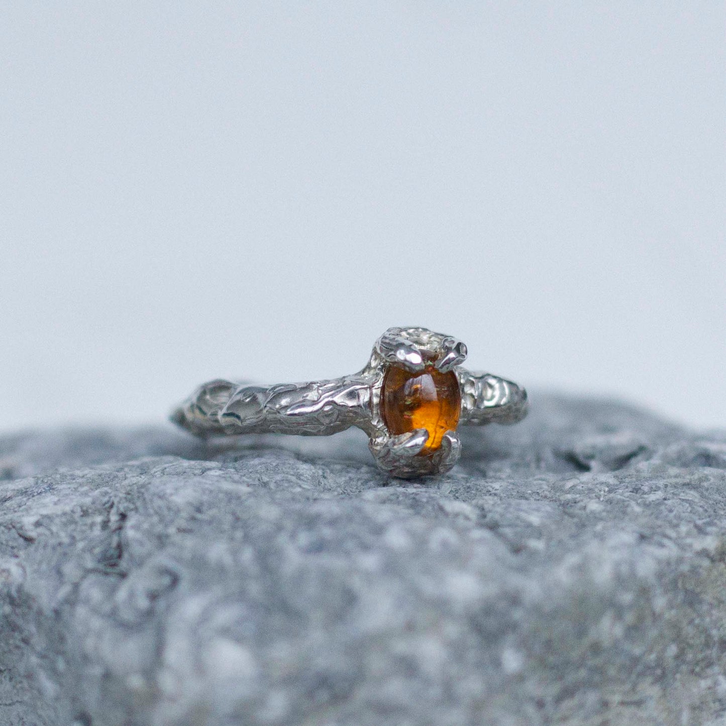 tourmaline silver ring. daras space