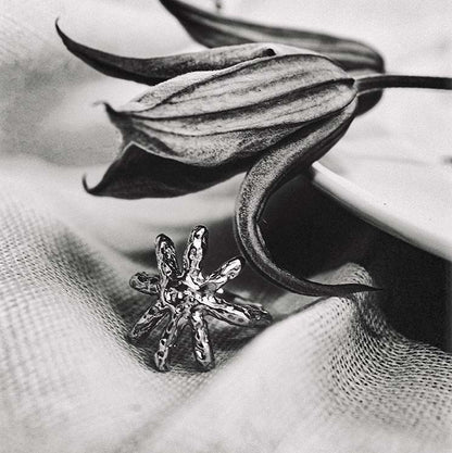 luminary sun silver ring