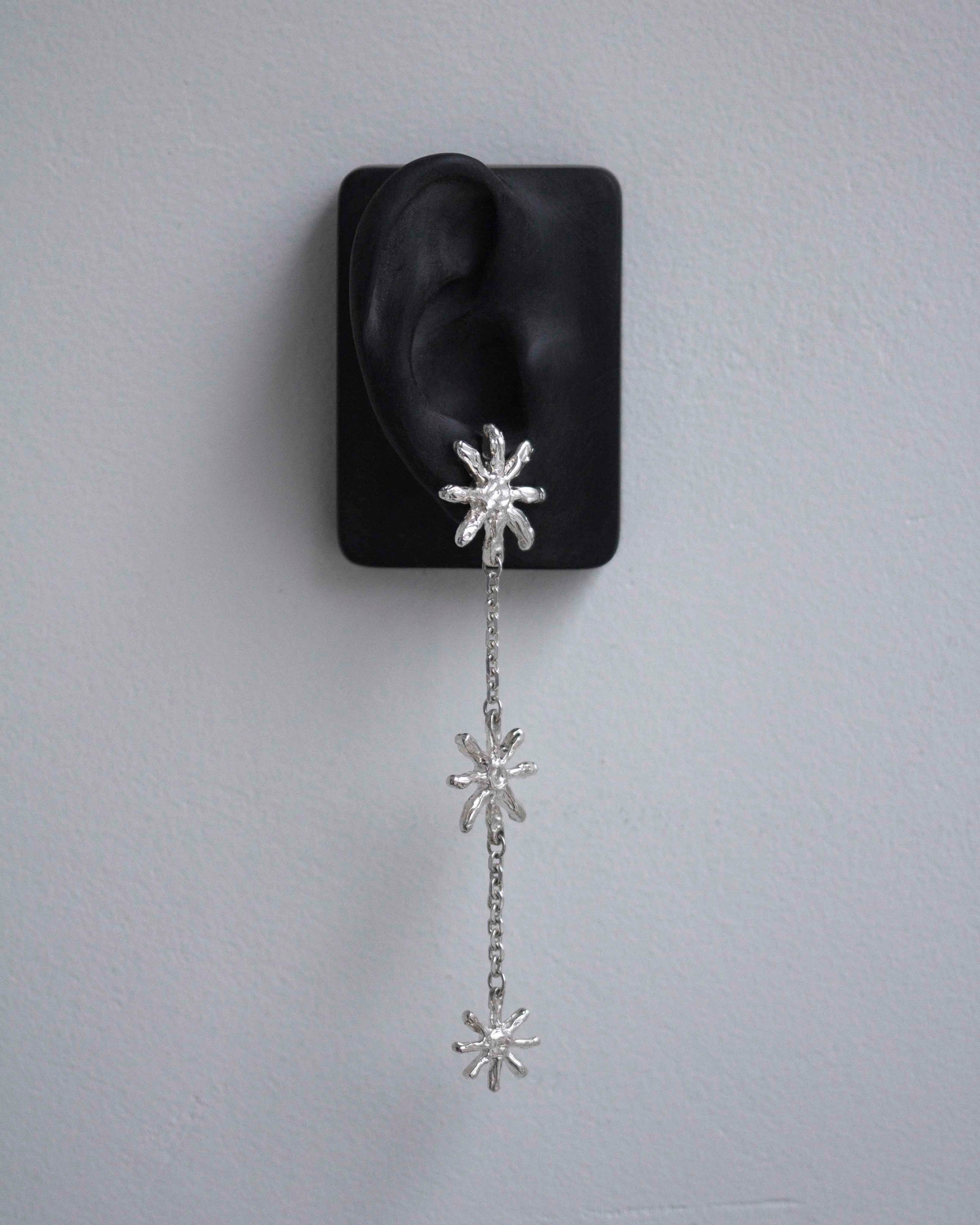 Luminary cascade statement earrings. Daras Space