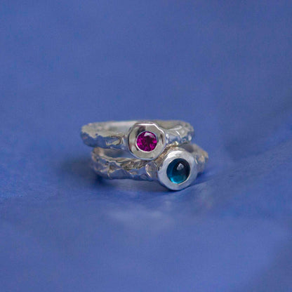 Rhodolite Ring with
